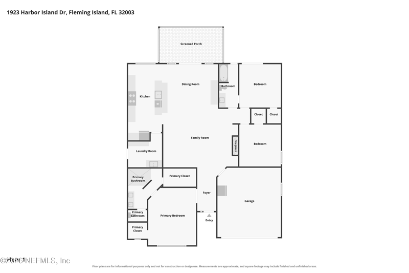 3 bedroom Single Family Residence at 1923 Harbor Island Drive, Harbor Island, Fleming Island — photo 2