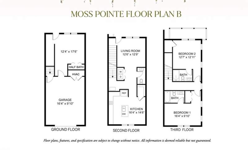 2 bedroom Townhouse at 29 Moss Pointe Lane, No Recorded Subdivision — photo 3