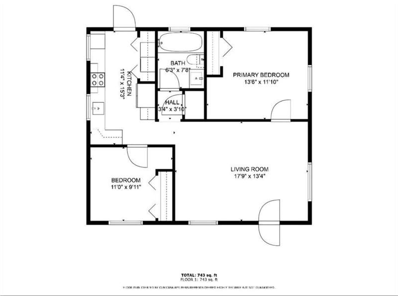 2 bedroom Single Family Residence at 800 Fifth Street, Lawrenceville, Brunswick — photo 3