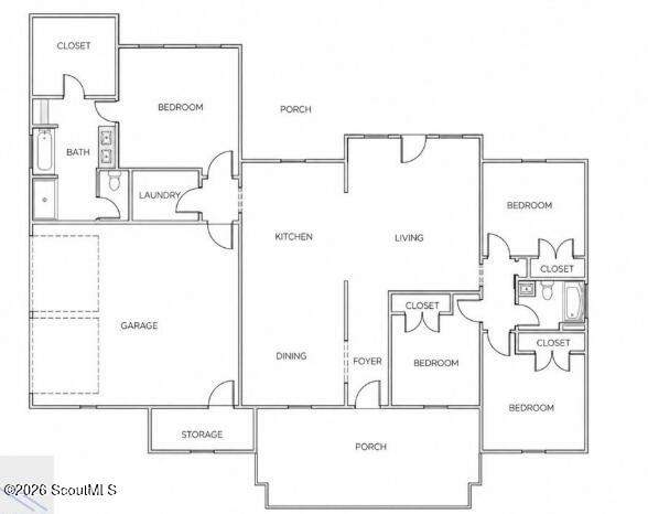 4 bedroom Single Family Residence at 999 Darwell Long Road, No Recorded Subdivision, Ludowici — photo 2