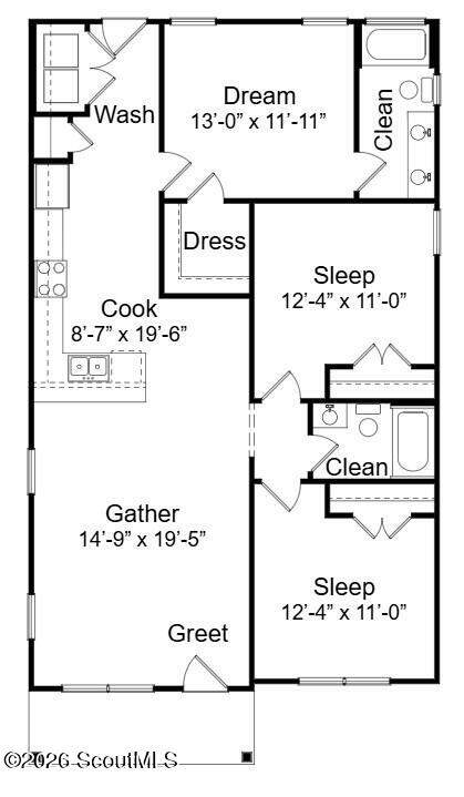 3 bedroom Single Family Residence at 105 Tate's Landing Trail, FlemingtonFarms, Brunswick — photo 2