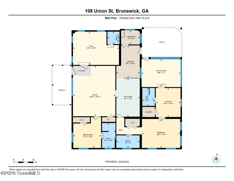4 bedroom Single Family Residence at 108 Union Street, South Union, Brunswick — photo 2