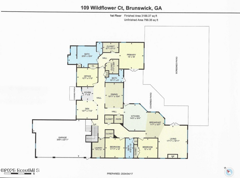 4 bedroom Single Family Residence at 109 Wildflower Court, Oak Grove Island, Brunswick — photo 4