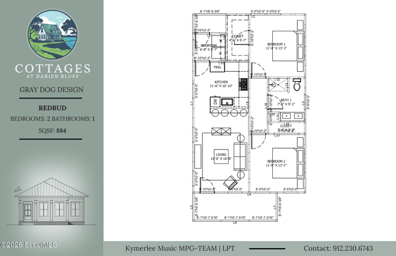 2 bedroom Single Family Residence at 126 Kit Jones Aly, No Recorded Subdivision, Darien — photo 3