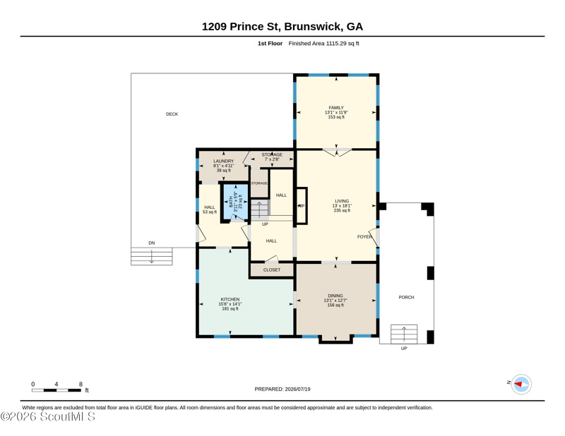 4 bedroom Single Family Residence at 1209 Prince Street, Old Town, Brunswick — photo 2