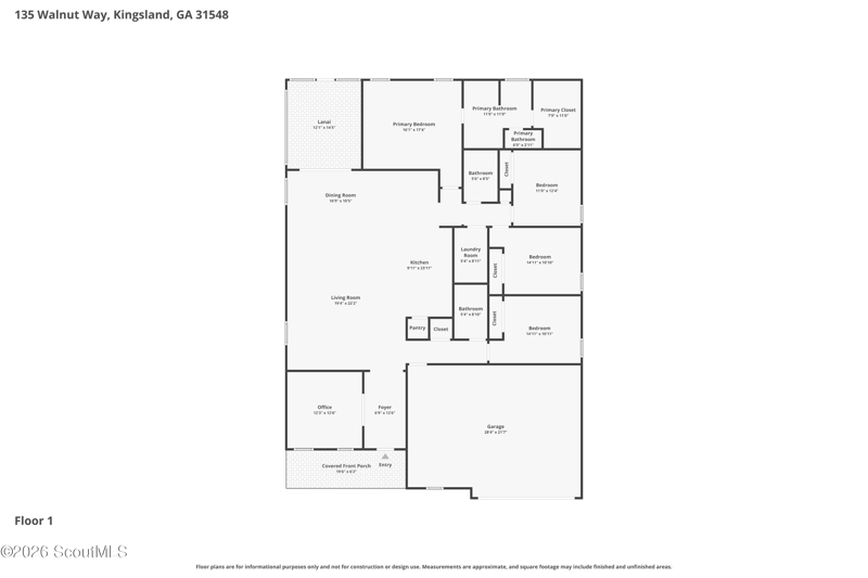4 bedroom Single Family Residence at 135 Walnut Way, Lake Victoria, Kingsland — photo 3