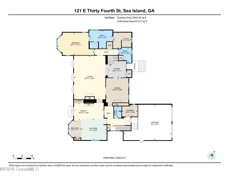 5 bedroom Single Family Residence at 121 E Thirty Fourth Street, Sea Island Cottages, Sea Island — photo 2