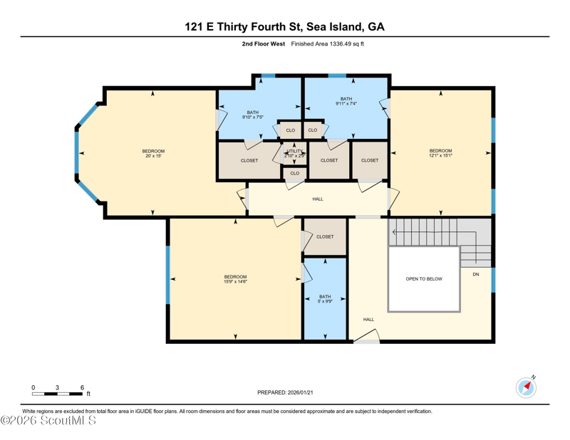 5 bedroom Single Family Residence at 121 E Thirty Fourth Street, Sea Island Cottages, Sea Island — photo 4