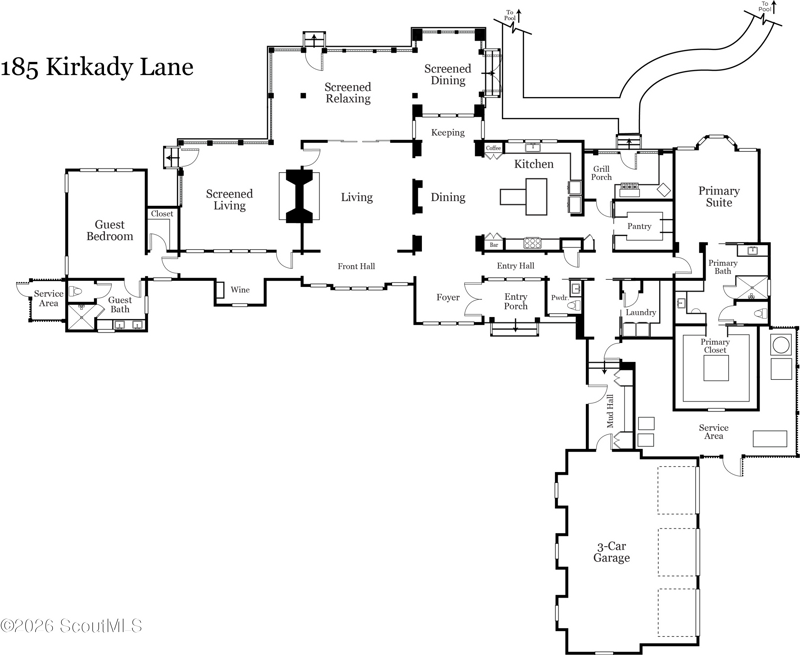 2 bedroom Single Family Residence at 185 Kirkaldy Lane, Frederica Golf Club, St. Simons Island — photo 2