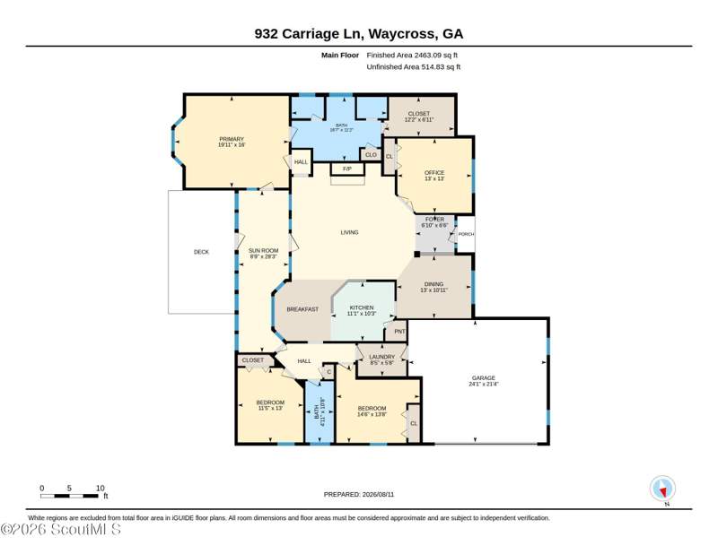 4 bedroom Single Family Residence at 932 Carriage Lane, No Recorded Subdivision, Waycross — photo 5