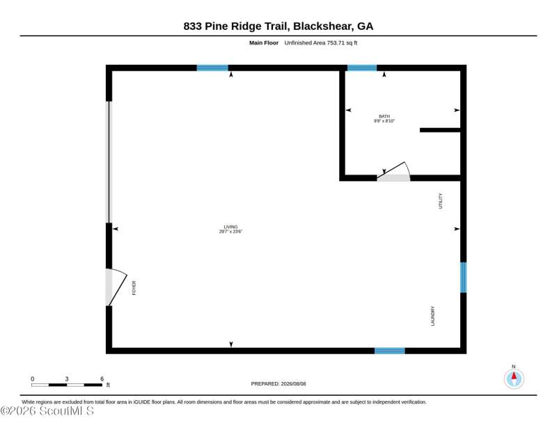 0 bedroom Single Family Residence at 833 Pine Ridge Trail, No Recorded Subdivision, Blackshear — photo 2