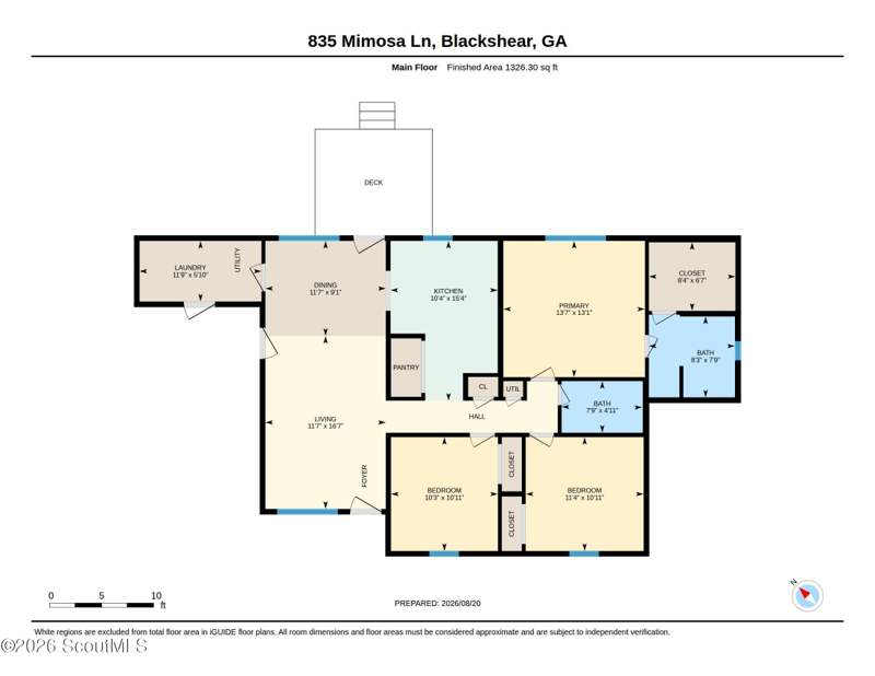3 bedroom Single Family Residence at 835 Mimosa Lane, No Recorded Subdivision, Blackshear — photo 5