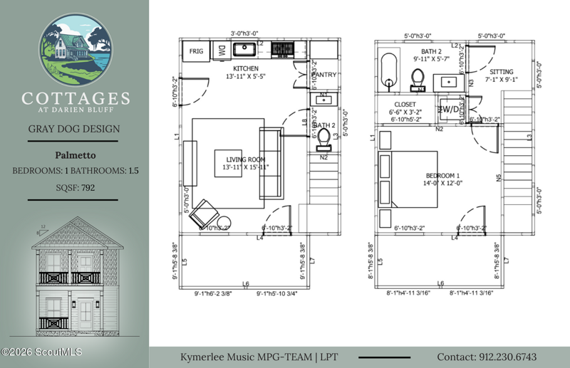 1 bedroom Single Family Residence at 124 Warbler Way, No Recorded Subdivision, Darien — photo 2