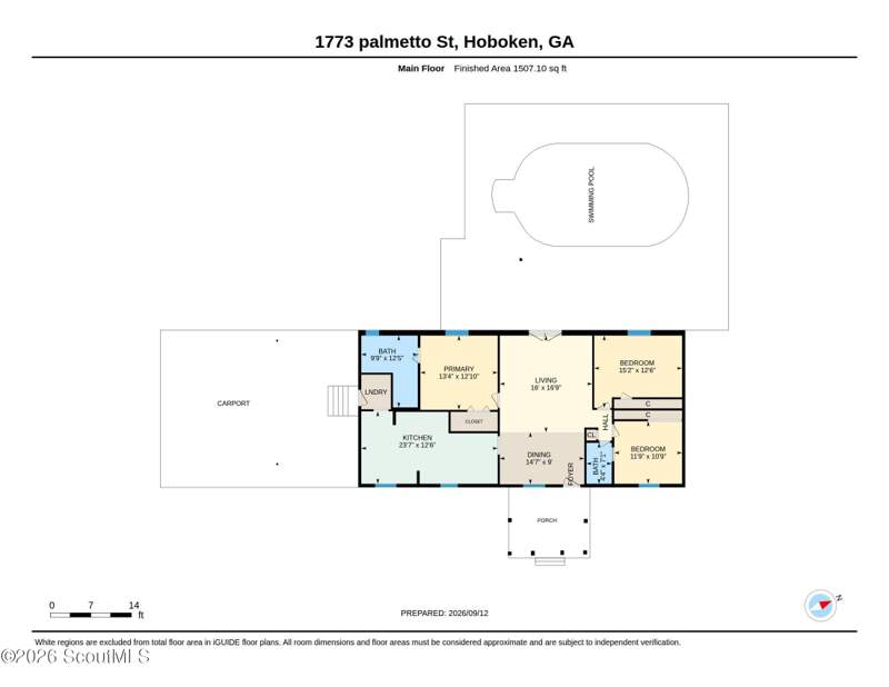 3 bedroom Manufactured Home at 1773 Palmetto Street, No Recorded Subdivision, Hoboken — photo 2