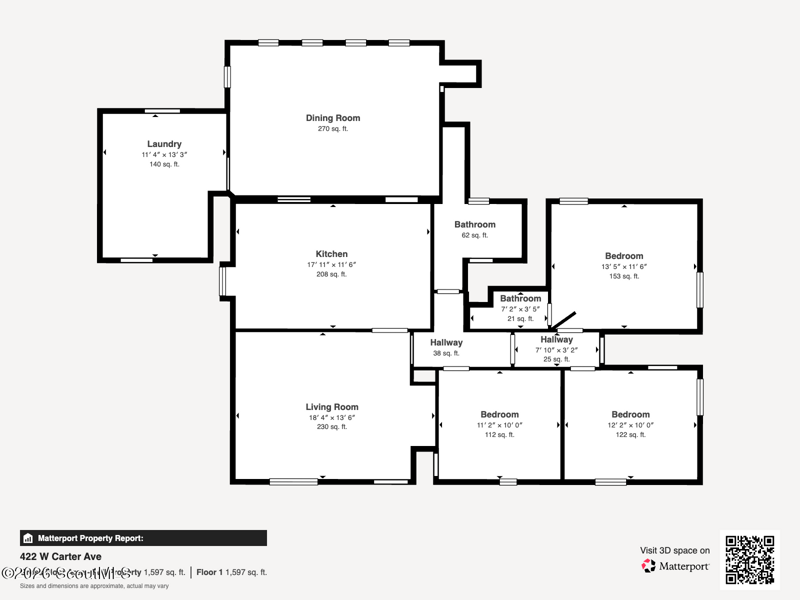 3 bedroom Single Family Residence at 422 W Carter Avenue, Blackshear, Blackshear — photo 2