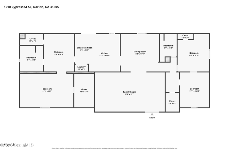3 bedroom Mobile Home at 1210 Cypress Street, Whispering Pines, Darien — photo 2