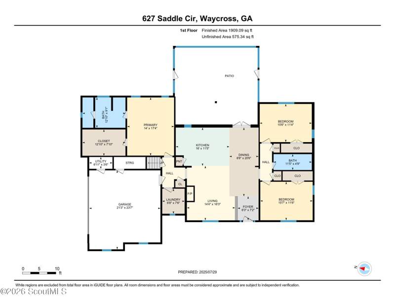 4 bedroom Single Family Residence at 627 Saddle Circle, Waycross, Waycross — photo 2