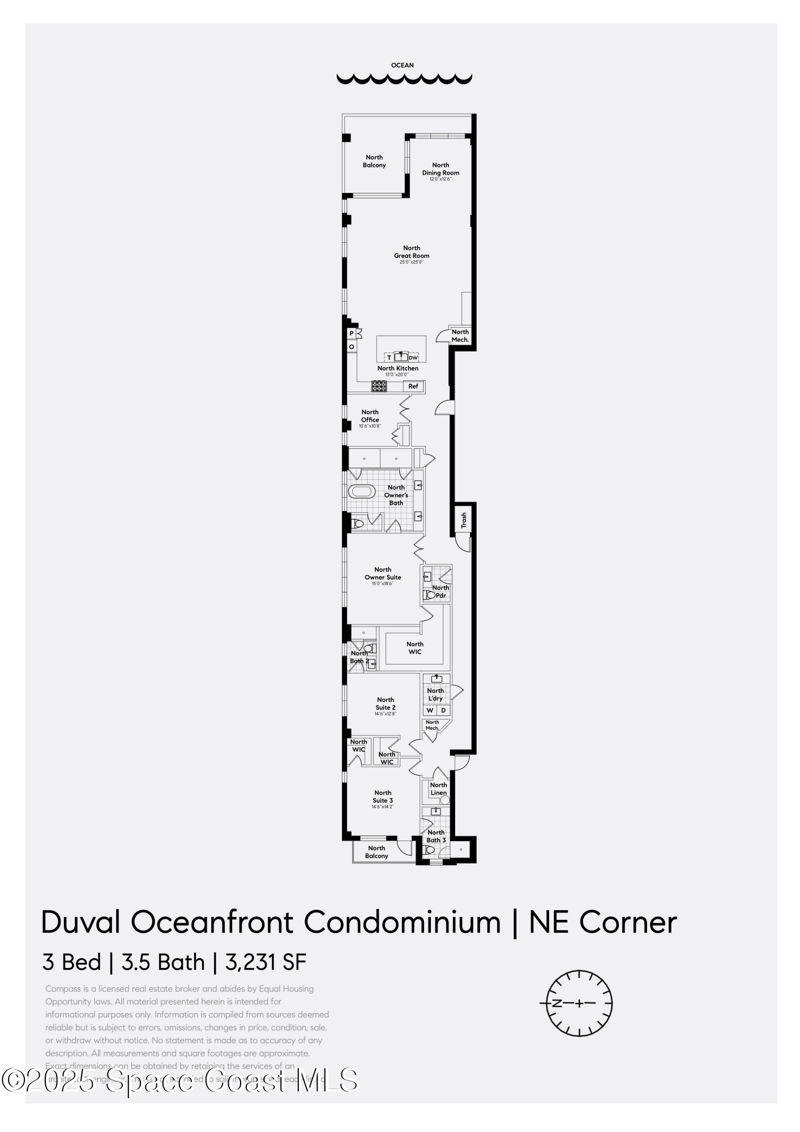 3 bedroom Condominium at 1455 N Highway A1A #501, The Duval Oceanfront Condo, Indialantic — photo 2