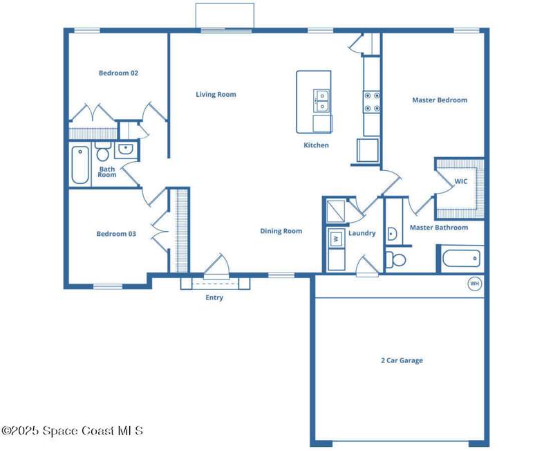 3 bedroom Single Family Residence at 846 Banyan Street, Port Malabar Unit 49, Palm Bay — photo 2