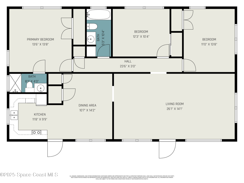 3 bedroom Single Family Residence at 132 Terry Street, Seacoast Shores Unit No 1, Indian Harbour Beach — photo 2