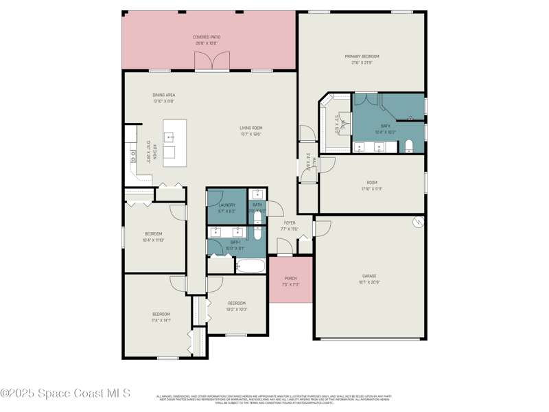4 bedroom Single Family Residence at 900 Lava Street, Port Malabar Unit 22, Palm Bay — photo 2