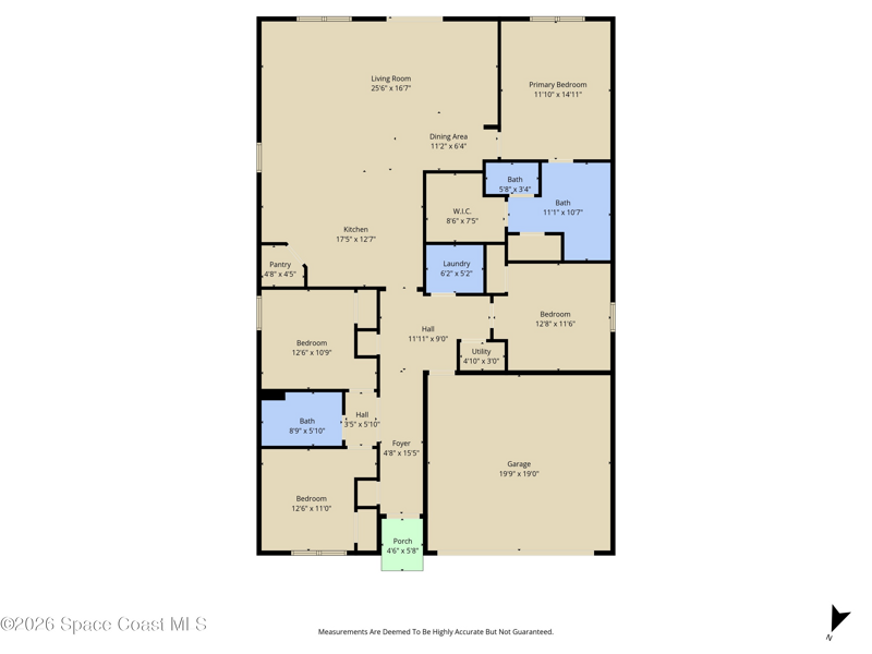 4 bedroom Single Family Residence at 349 Guinevere Drive, Brentwood Lakes Phase III, Palm Bay — photo 2