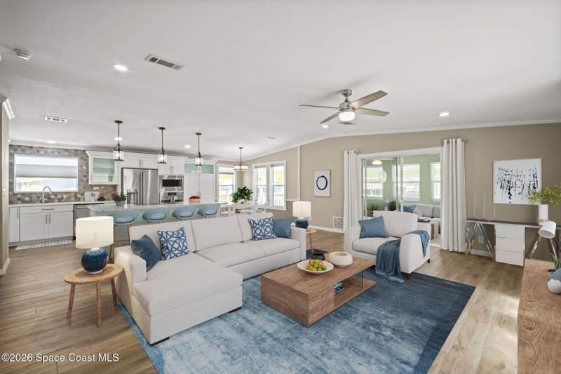2 bedroom Manufactured Home at 2966 Indian River Drive, Palm Bay Estates Mobile Home Park Co/Op of Tropic, Palm Bay — photo 5