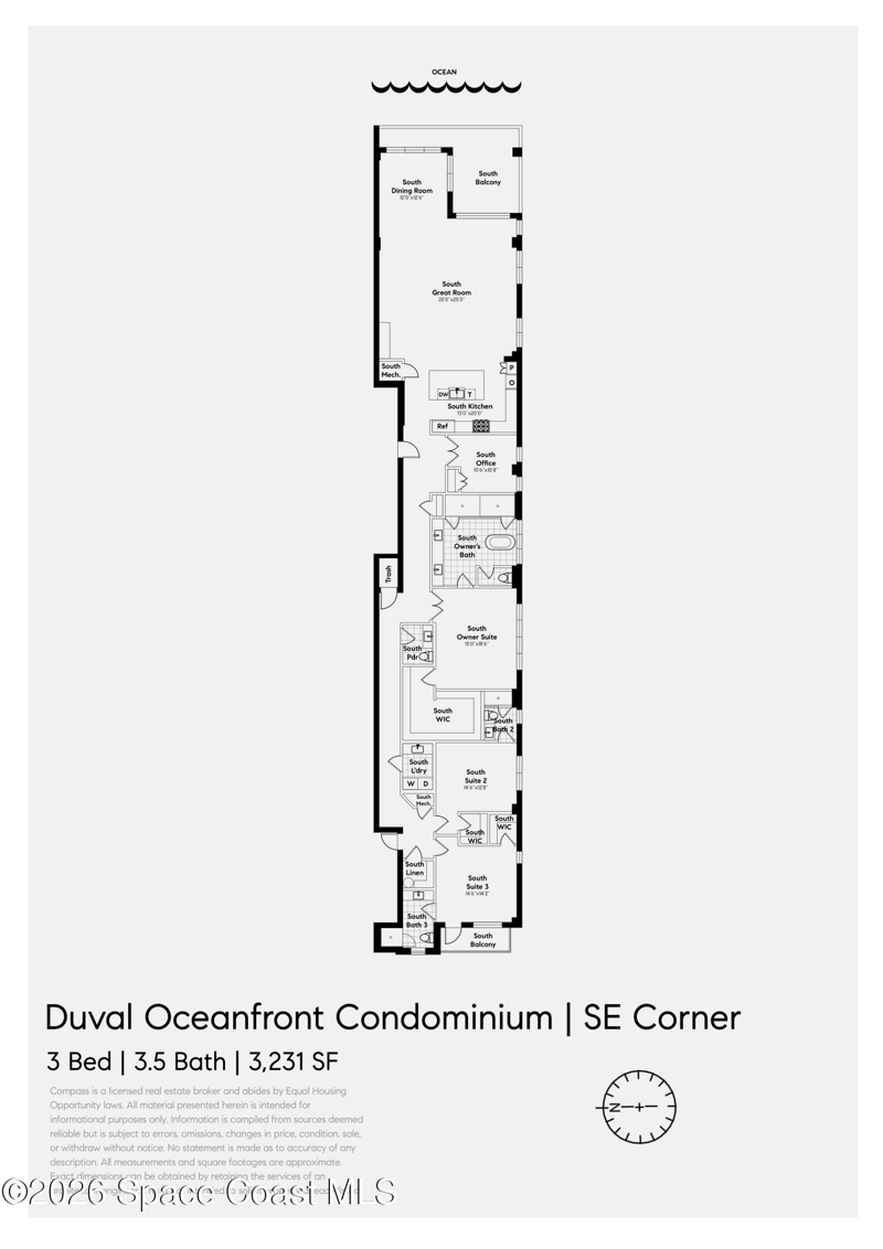 3 bedroom Condominium at 1455 N Hwy A1a #301, The Duval Oceanfront Condo, Indialantic — photo 2