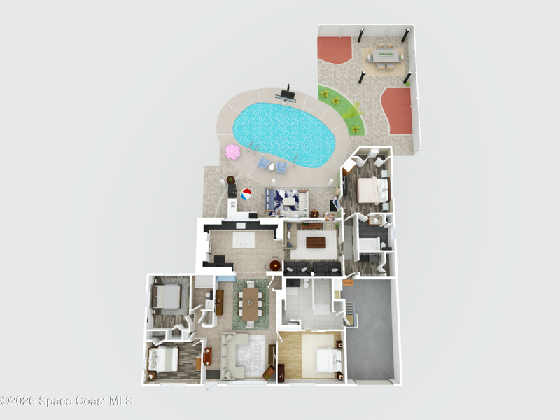 4 bedroom Single Family Residence at 121 Algonquin Terrace, Indian Harbour Beach Sec 7, Indian Harbour Beach — photo 2