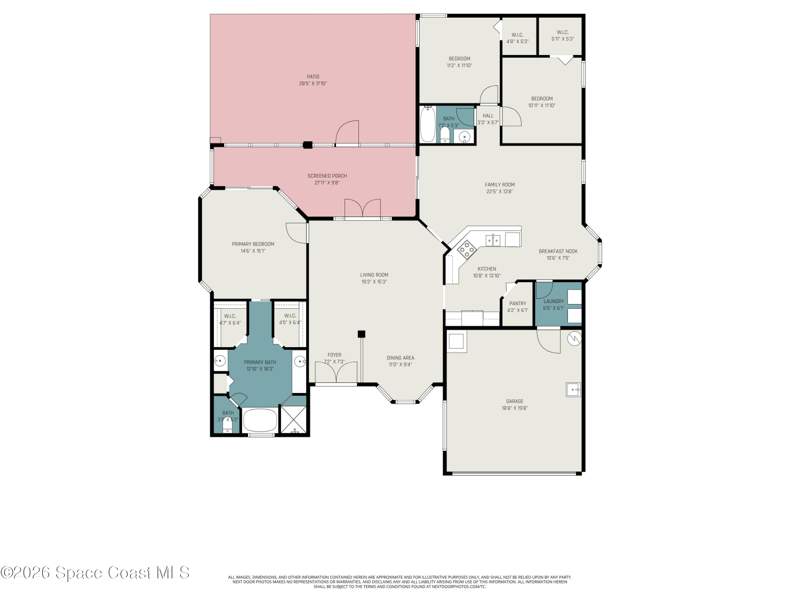 3 bedroom Single Family Residence at 835 Rebus Avenue, Port Malabar Unit 31, Palm Bay — photo 3