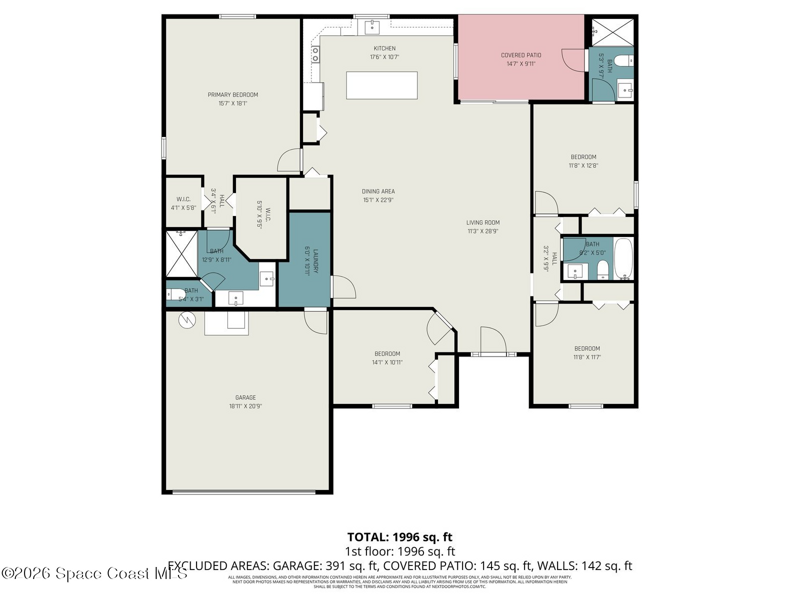 4 bedroom Single Family Residence at 3120 San Filippo Drive, Port Malabar Unit 25, Palm Bay — photo 3