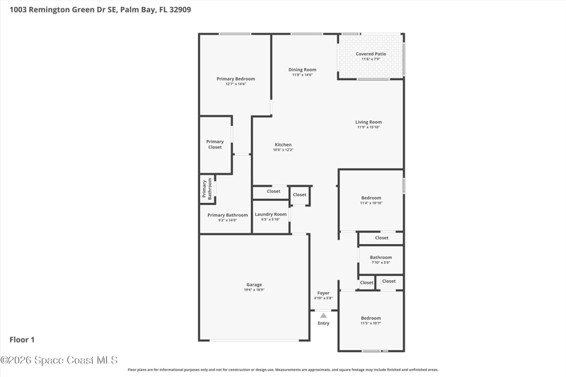 3 bedroom Single Family Residence at 1003 Remington Green Drive, Preserves at Stonebriar Phase 2, Palm Bay — photo 2