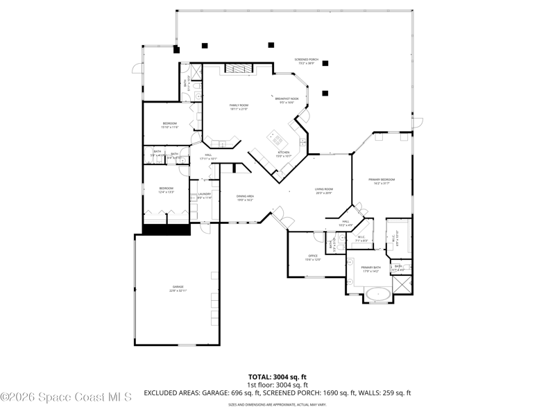 4 bedroom Single Family Residence at 900 Bluegrass Lane, Rockledge Acre Estates, Rockledge — photo 2