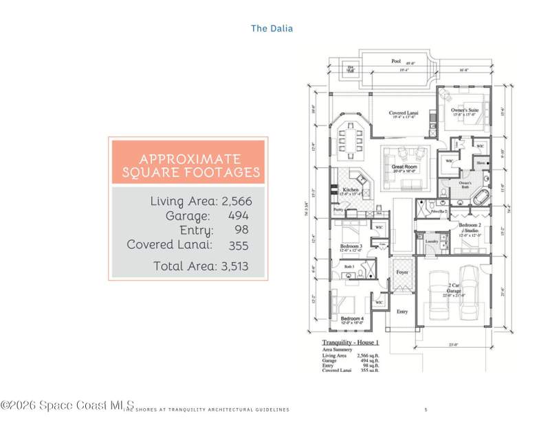 4 bedroom Single Family Residence at 14 Spinnaker Circle, Tranquility Phase 1 Planned Development, Titusville — photo 2