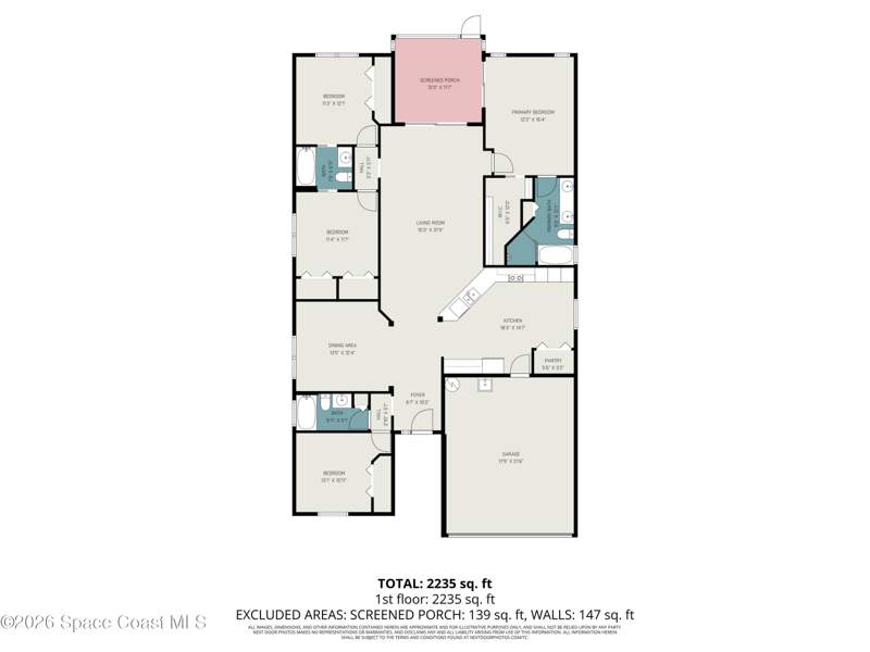 4 bedroom Single Family Residence at 3392 Siderwheel Drive, Capron Trace - Phase 2, Rockledge — photo 4
