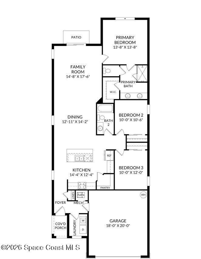 3 bedroom Single Family Residence at 866 Castleford Avenue, Reserve at Country Club Lakes Estates, Palm Bay — photo 2