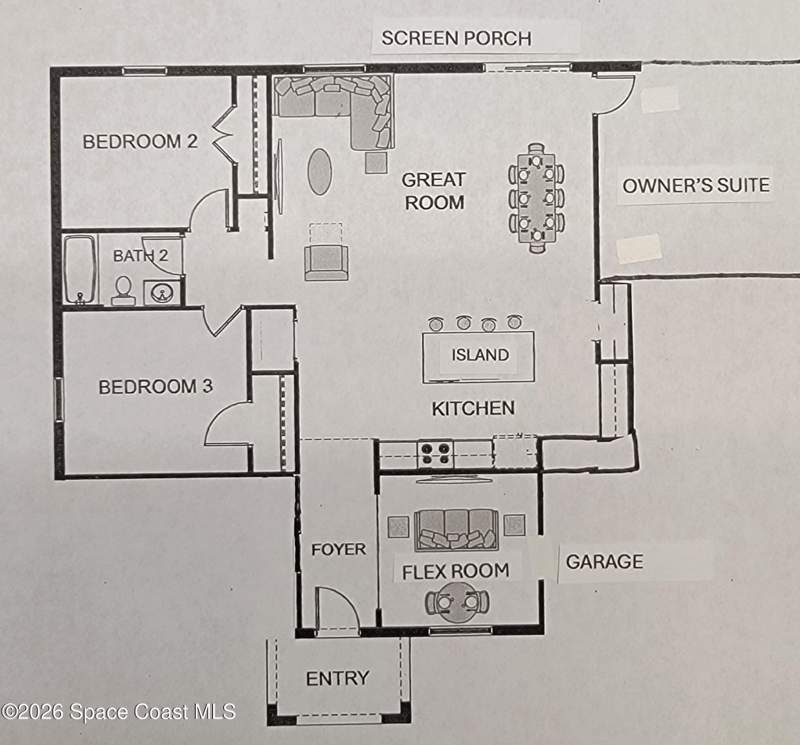 3 bedroom Single Family Residence at 482 Borraclough Avenue, Port Malabar Unit 13, Palm Bay — photo 4