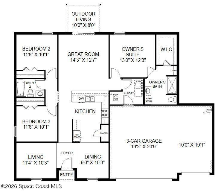 3 bedroom Single Family Residence at 1050 San Matio Street, Port Malabar Unit 17, Palm Bay — photo 2