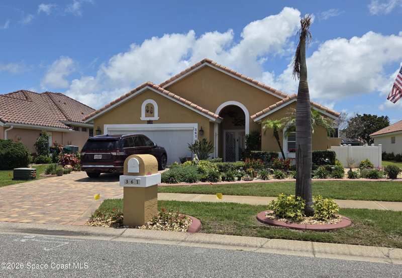 3 bedroom Single Family Residence at 361 Carmel Drive, Mission Lake Villas Unit 2, Melbourne — photo 1