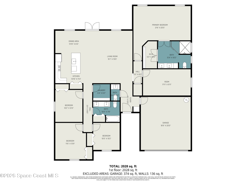 4 bedroom Single Family Residence at 360 Warwick Street, Port Malabar Unit 25, Palm Bay — photo 2