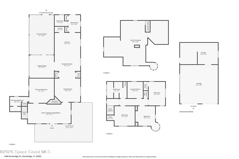 4 bedroom Single Family Residence at 1489 Rockledge Drive, E Day Cos Subd, Rockledge — photo 2