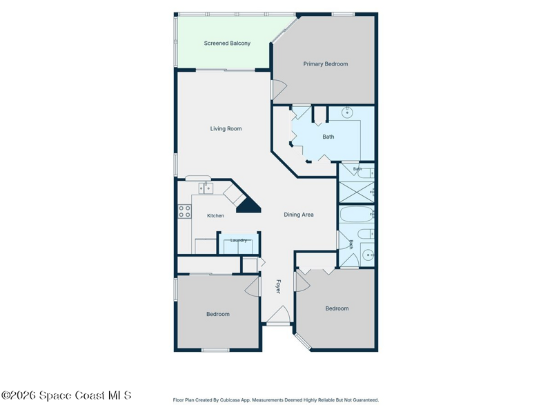 3 bedroom Condominium at 1480 Roosevelt Avenue #201, River Oaks Condo, Melbourne — photo 4