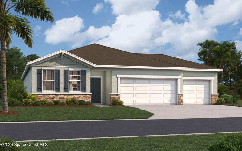 4 bedroom Single Family Residence at 1112 Banff Drive, Reserve at Country Club Lakes Estates, Palm Bay — photo 1