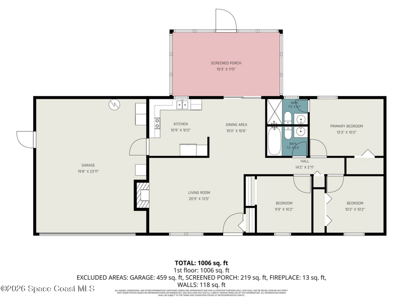 3 bedroom Single Family Residence at 763 Boc Circle #Port Malabar Unit 48, Port Malabar Unit 48, Palm Bay — photo 2