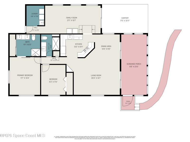 2 bedroom Manufactured Home at 734 Lark Drive, Barefoot Bay Unit 2 Part 12, Micco — photo 2