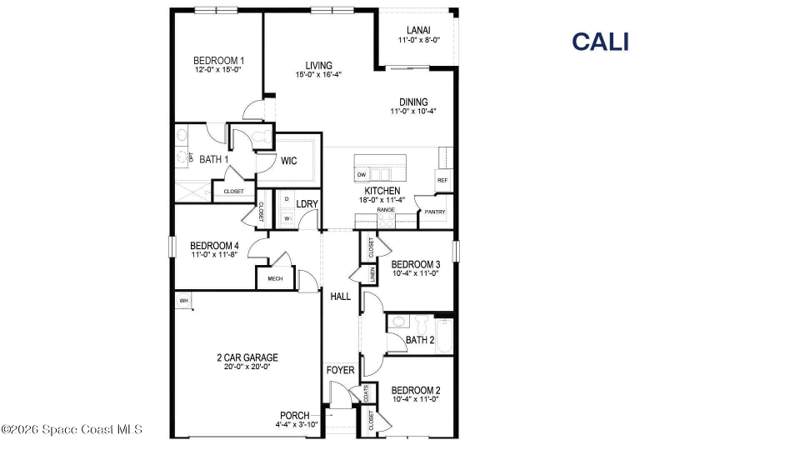 4 bedroom Single Family Residence at 1723 Garabaldi Circle, Cypress Bay West Freedom, Palm Bay — photo 2