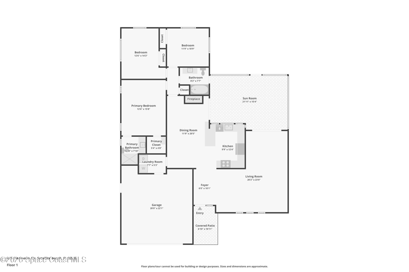 3 bedroom Single Family Residence at 475 E Amherst Circle, Amherst Gardens Sec 5 Unit 1, Satellite Beach — photo 2
