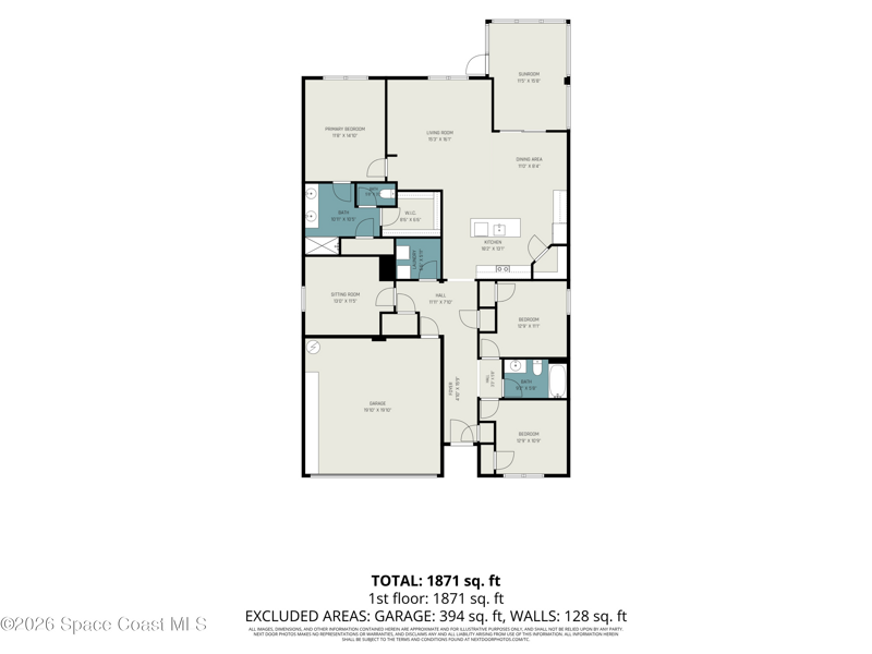 4 bedroom Single Family Residence at 974 Sablon Street, Port Malabar Unit 16, Palm Bay — photo 2
