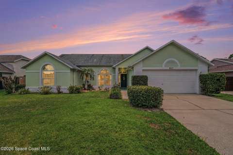 927 Jamestown Drive, $300k–$500k for sale in Rockledge