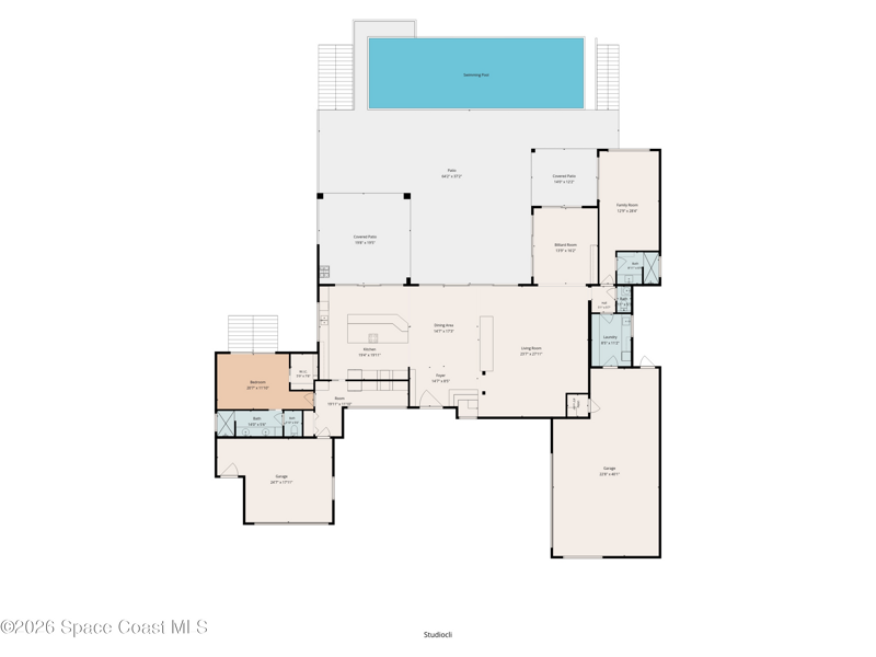 5 bedroom Single Family Residence at 7866 Casuarina Drive, Sebastain Pines, Melbourne Beach — photo 4